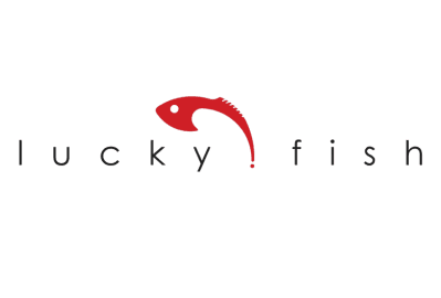 Main home Lucky Fish Logo as a client
