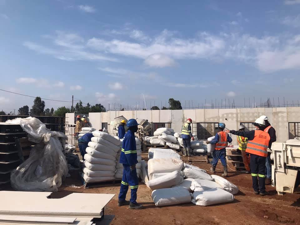 Main home THEMBISA SOCIAL HOUSING construction